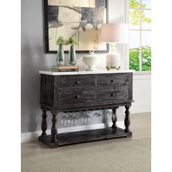 Marble Top Buffet Server