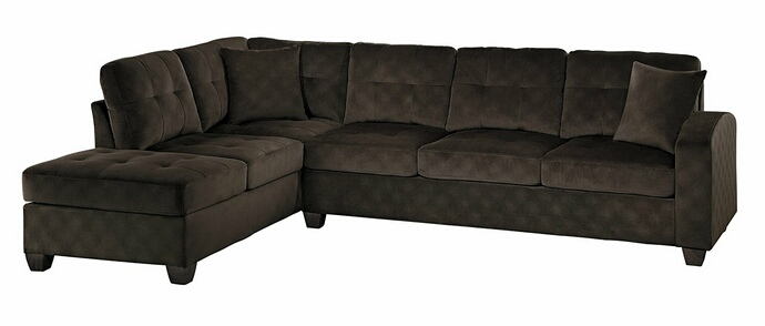 Homelegance 8367ch 2pc 2 Pc Emilio Chocolate Textured