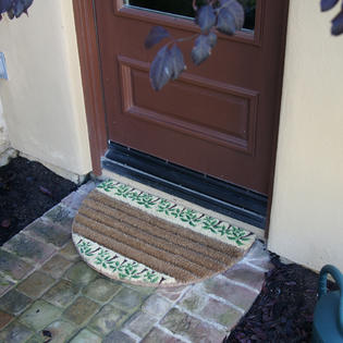Rubber Cal Palms Outdoor Coir Doormat 18 X 30