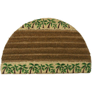 Rubber Cal Palms Outdoor Coir Doormat 18 X 30
