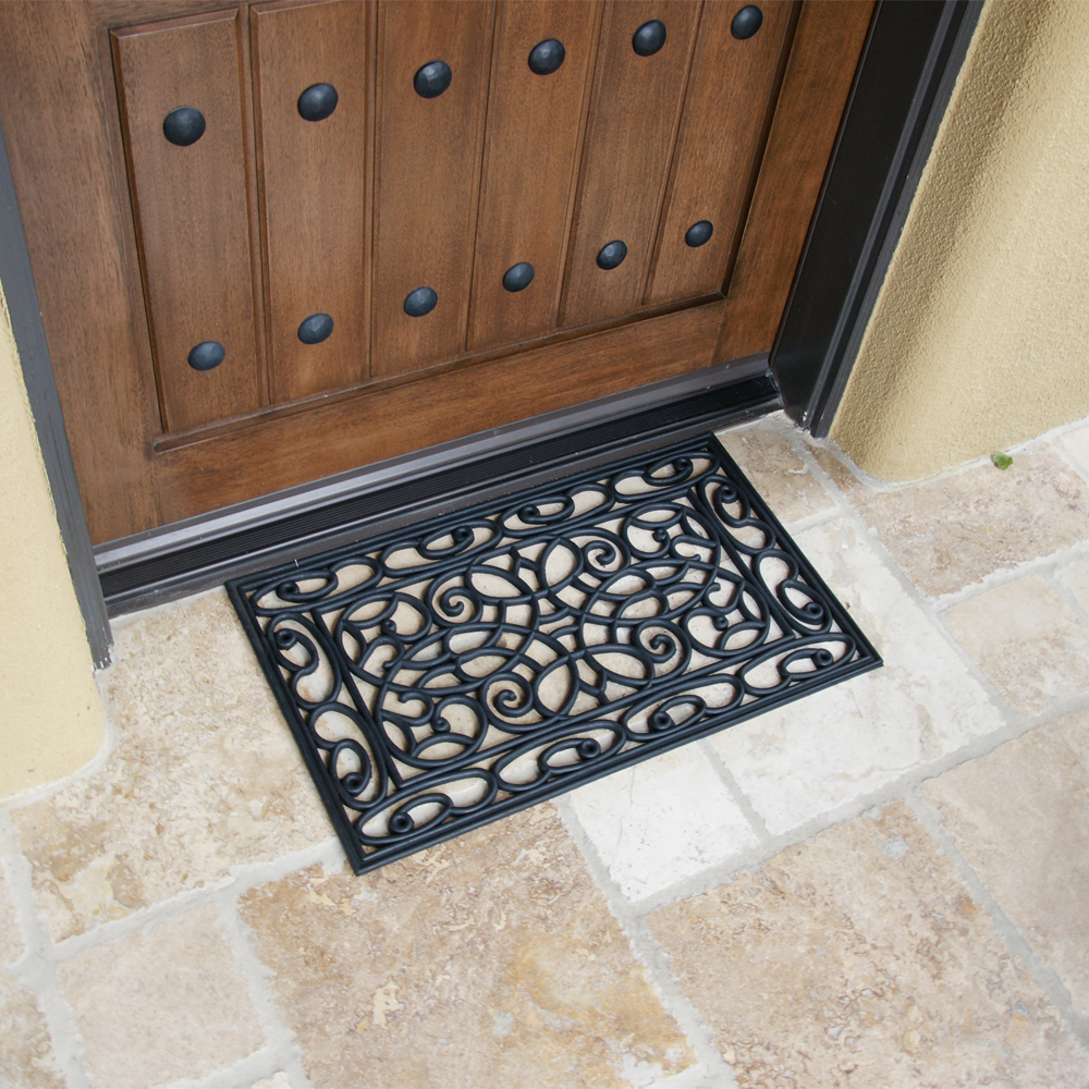 Rubber Cal Orion Outdoor Cast Iron Door Mat 18 X 30 Decorative Rubber Cal Orion Outdoor Cast Iron Door Mat 18 X 30 Decorative Doormat