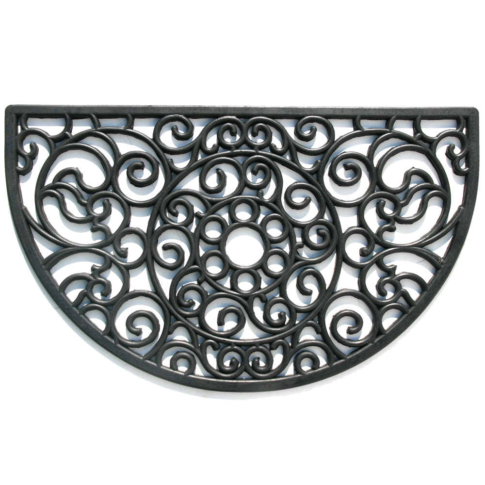 Rubber Cal Sonoma Coast Cast Iron Doormat 18 X 30 Rubber Cal Sonoma Coast Cast Iron Doormat 18 X 30 Outdoor Half Circle Door Mat