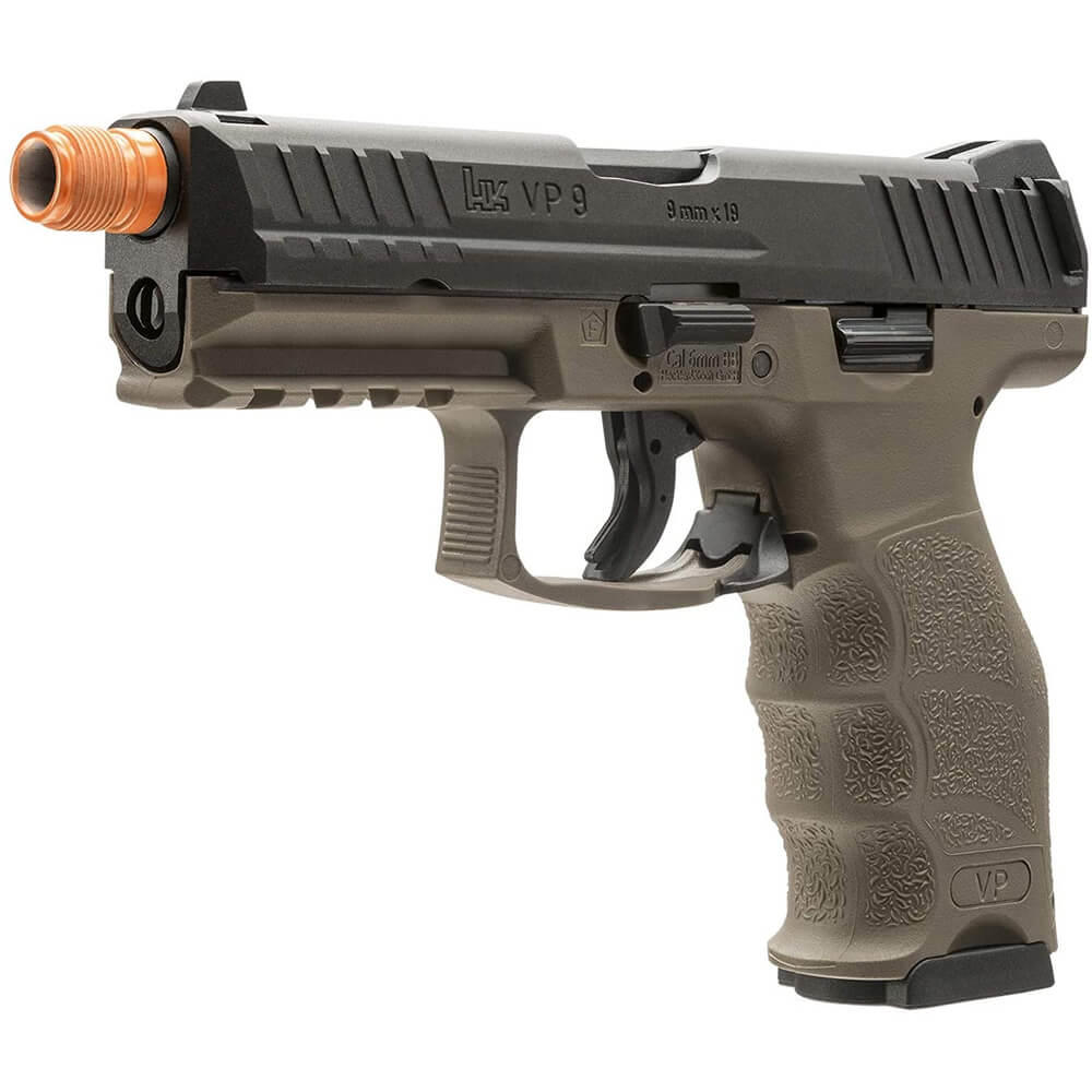 Umarex HKVP9GBBFDE H&K Licensed VP9 Striker Fired Full Size Airsoft GBB Pistol