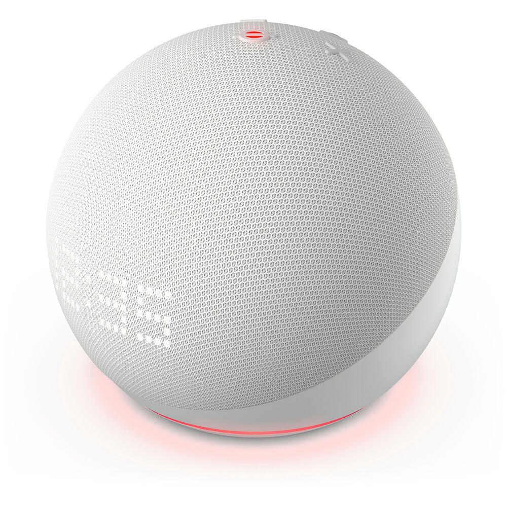 Amazon ECHODOT5CLKW Echo Dot with Clock 5th Gen Smart Speaker with Alexa