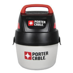 Porter-Cable PCX18125P 1.5 Gallon White Wet/Dry Poly Vacuum