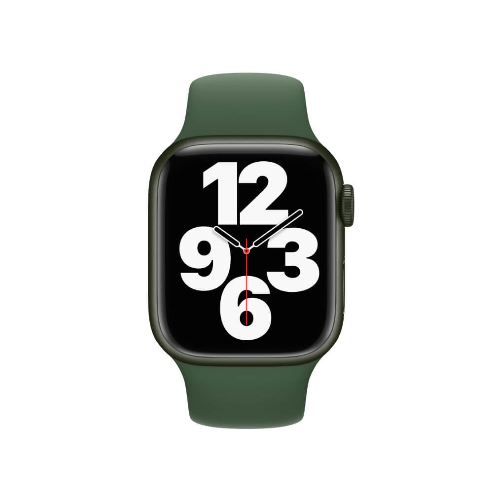 Apple FKH93LL Watch Series 7 (GPS + Cellular) - Green Aluminum Case with Clover Sport Band - 41mm - Apple Certified Ref