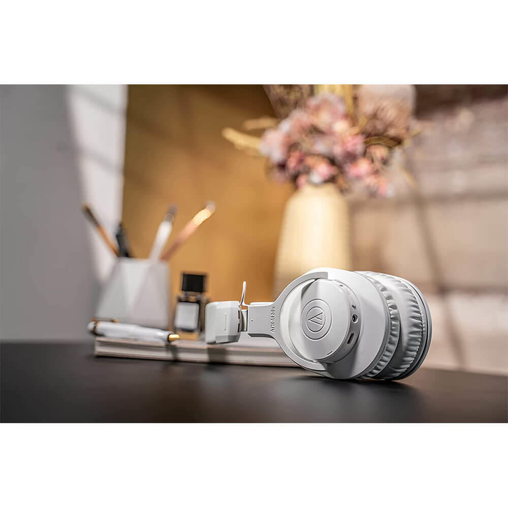Audio-Technica Audio Technica ATHM20XBTWH Wireless Over-Ear Headphones - White