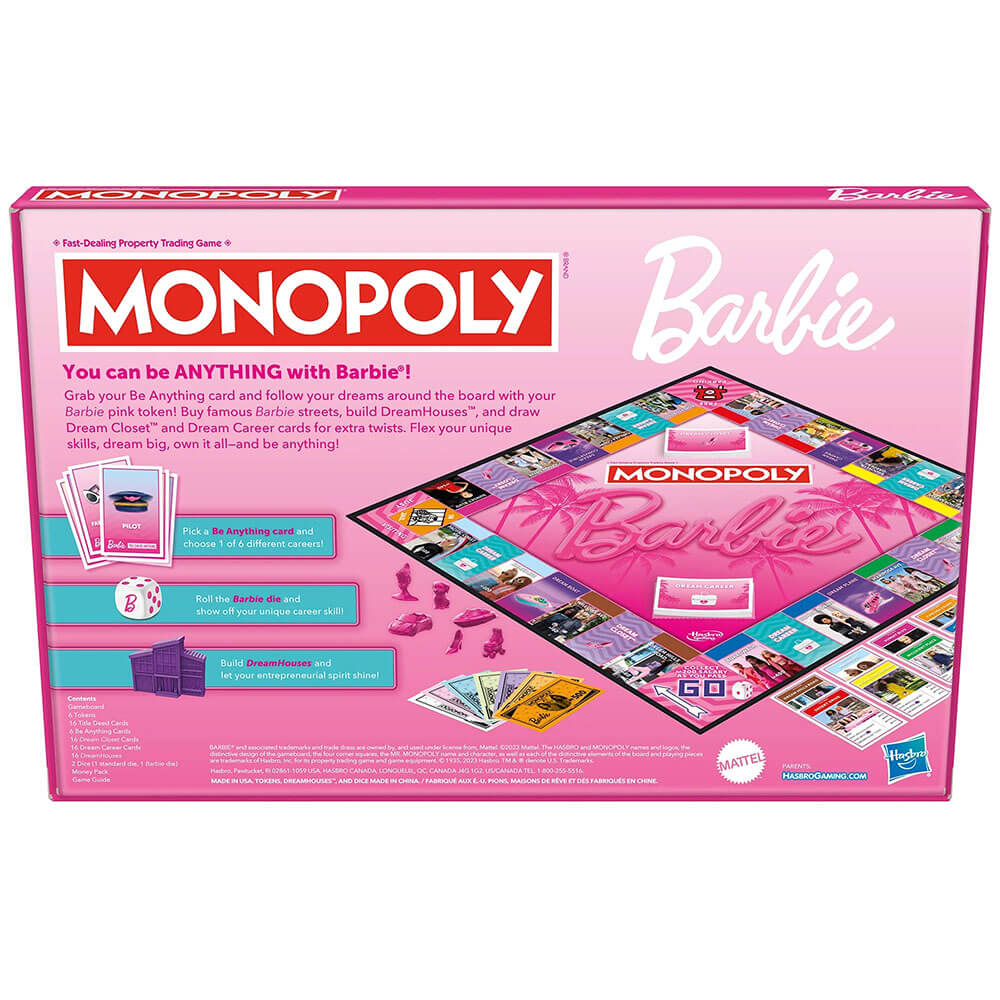 Hasbro G0038 Monopoly Barbie Game