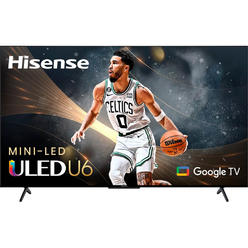 Hisense 75-Inch Class U6 Series Mini-LED ULED 4K UHD Google Smart TV (75U6K, 2023 Model) - QLED, Full Array Local Dimming, HDR 1