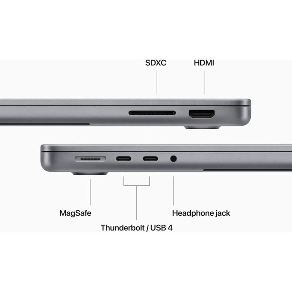 Apple MTL83LLA 14 inch Macbook Pro - M3 - 8GB/1TB - macOS (Latest Model, Space Gray)