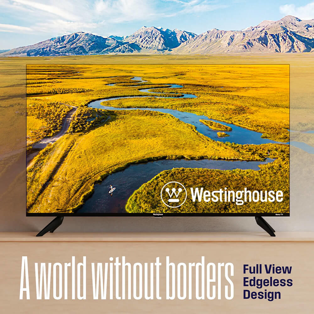 Westinghouse WR43QX400 43 inch Edgeless QLED 4K Roku TV