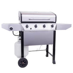 Char-Broil 461472719 Thermos 4-Burner Portable Propane Grill - Stainless Steel