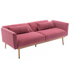 Hs 1pc Pink Color Sofa Bed Beautiful