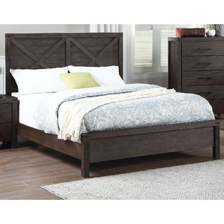 Bed 1pc Bedroom Furniture Solid Wood, Solid Wood King Bed Frame