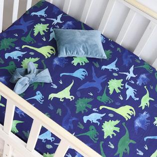 TANOFAR Fitted Crib Sheet Girls Organic Cotton Crib Sheet for Standard