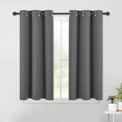NICETOWN Room Darkening Curtains for Bedroom - Triple Weave Home Decoration Thermal Insulated Solid Drapes for Kitchen (Biscotti