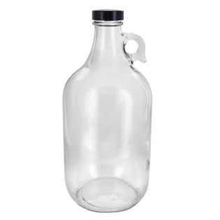 Generic FastRack 64 oz Growler, 1/2 Gallon Glass Beer Growler, Half Gallon Glass Jug, Clear 1 2 gallon growler