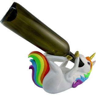 DWK World Of Wonders Rainbow Unicorn Decorative Wine Bottle Holder dwk-world-of-wonders-rainbow-unicorn-decorative-wine-bottle-holder