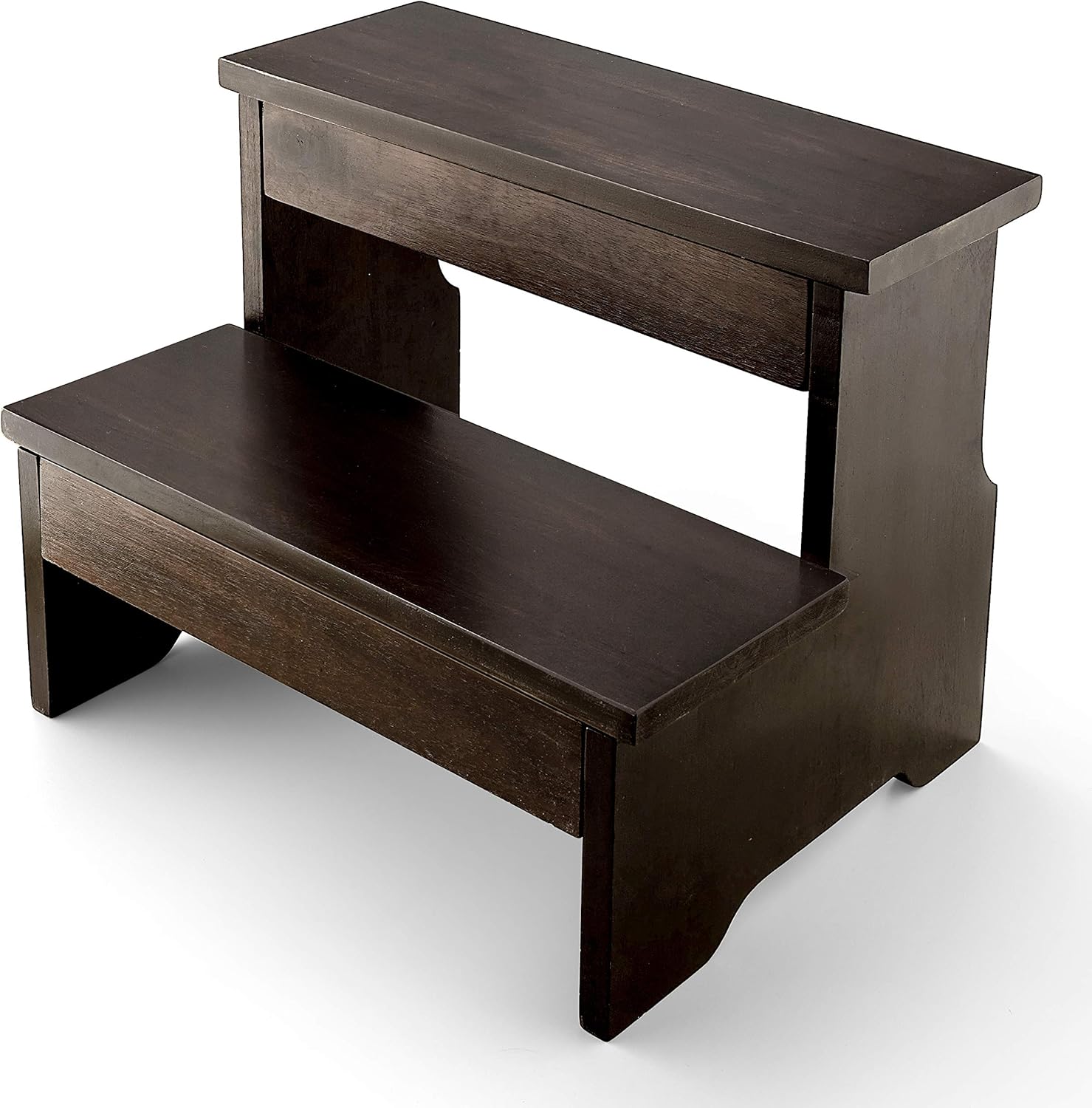 Generic Wooden Two Step Stool - Heavy Duty 2 Step Stool for ...