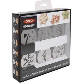 OXO Good Grips Cookie Press Holiday Disk Set
