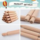 Generic 10 Pcs Mini Rolling Pins for Crafts Small Rolling Pin