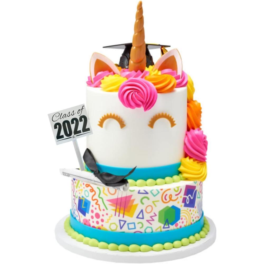 CakeSupplyShop Mini Small Graduation Cap/Hat Cake Decoration Food Topper