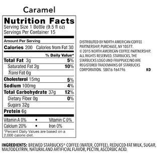Generic Starbucks, Frappuccino, Caramel, 9.5 Fl Oz (15 Count ...