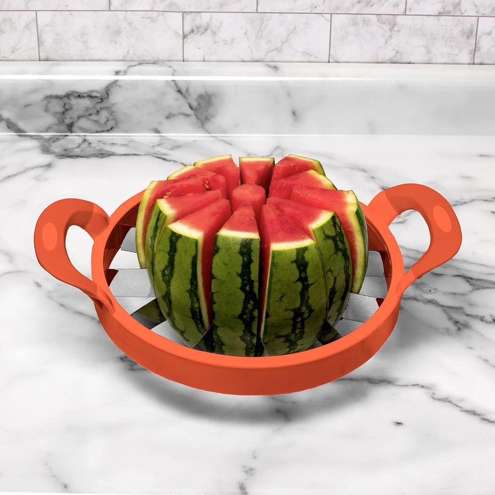 Generic KOLORAE EXTRA LARGE WATERMELON SLICER WITH HANDLES