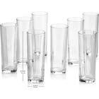 Generic Set of 8 Highball Glasses, Cocktail Highball Glasses, Tall Drinking  Glasses for Water, Juice, Cocktails