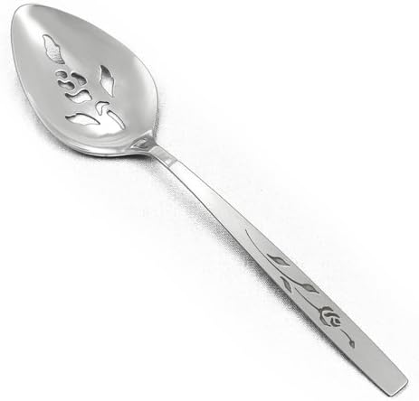 Oneidacraft Capistrano , Stainless Tablespoon, Pierced (Serving Spoon)