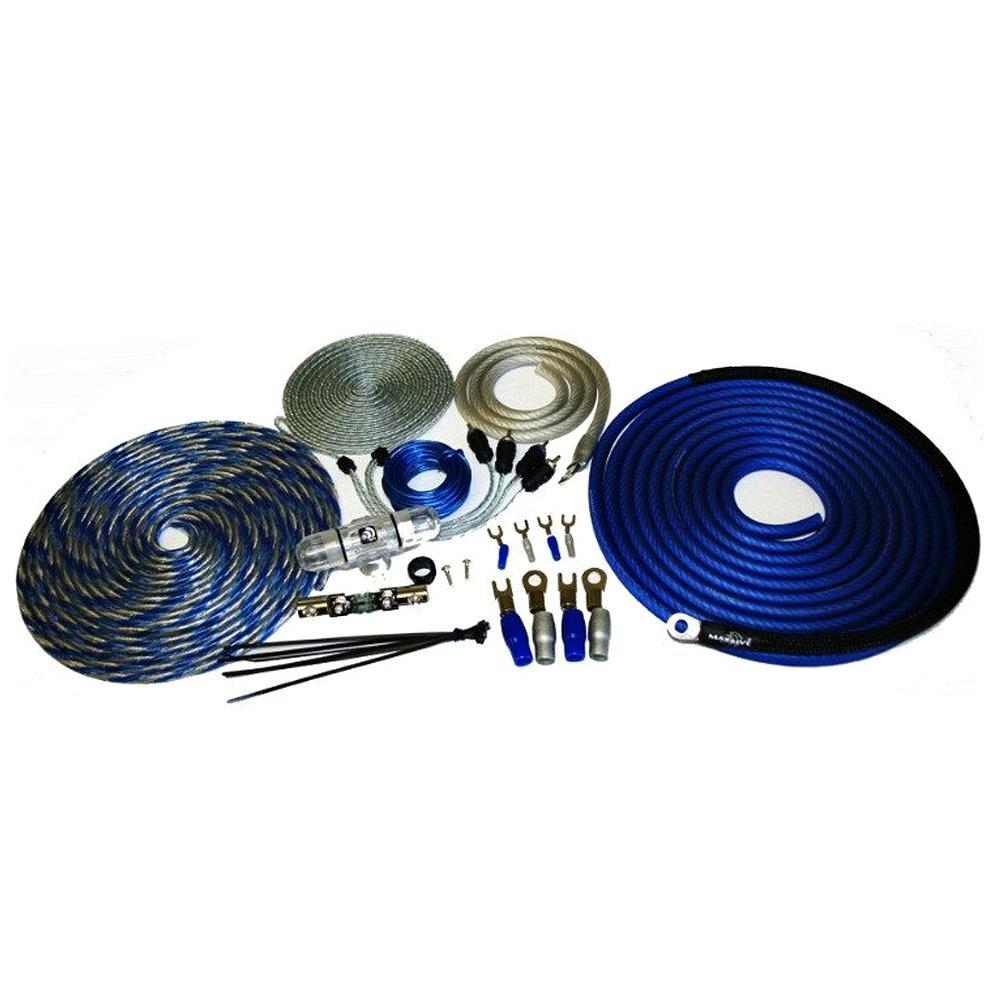 Massive Audio AK4 4 AWG Car Audio Power Amplifier Installation Wiring Kit