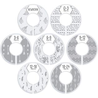 Feriga Designs Llc Baby Nest Designs Closet Dividers For Baby Clothes Unisex Boho 7x Baby Clothing Size Age Dividers From Newborn Infant To 24 Feriga Designs Llc Baby Nest Designs Closet Dividers For Baby Clothes Unisex Boho 7x Baby Clothing Size Age Dividers From Newborn Infant To 24