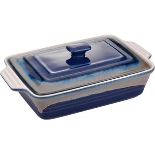 Generic LOVECASA Stoneware Large Casserole Dish with Lid, 4.2 Quart Covered Rectangular best casserole pan with lid