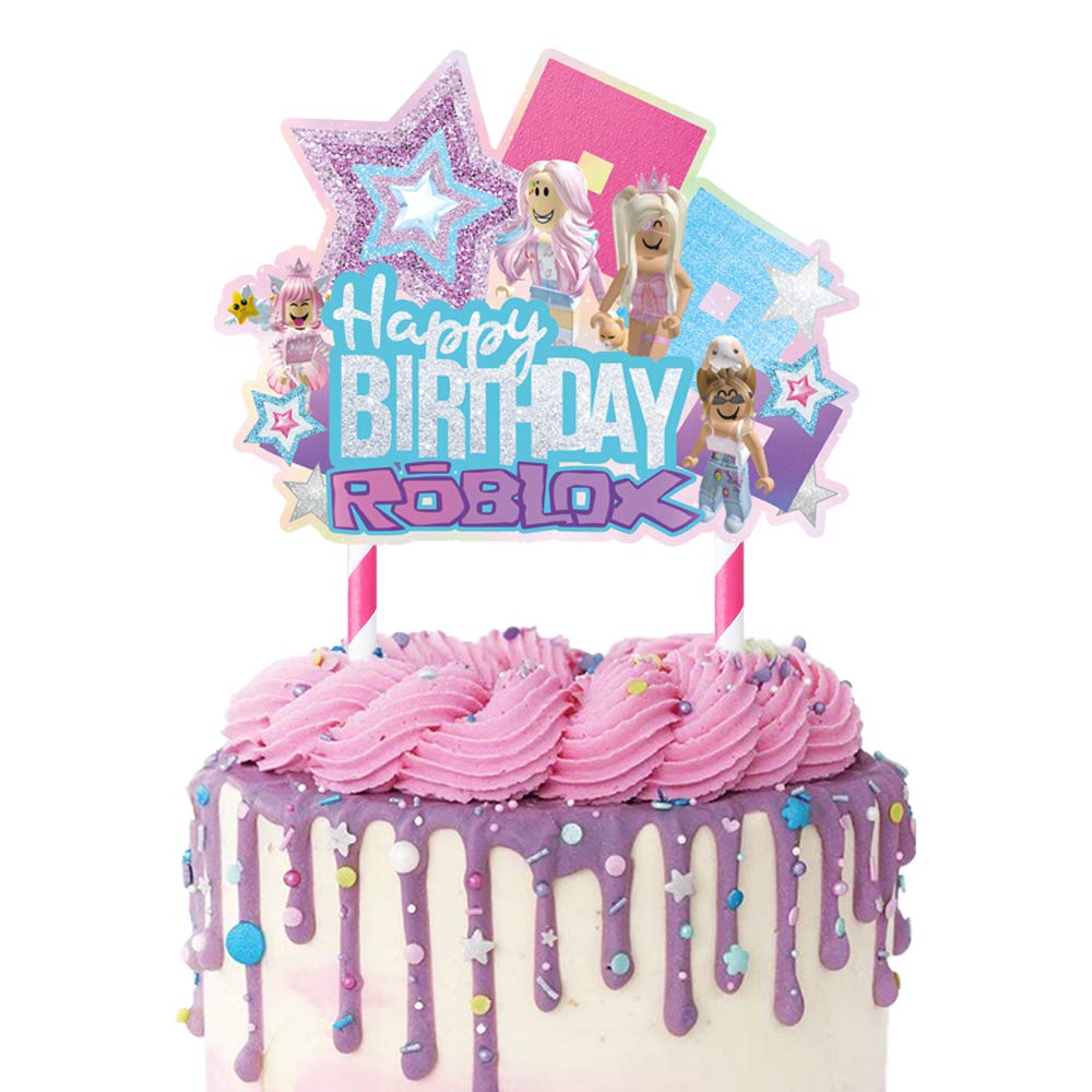 Generic 21 Cake Decorations For Roblox Cake Topper Cupcake Toppers Birthday Party Supplies Favor For Girl Fans - generic 21 cake decorations for roblox girl birthday cake roblox cake Generic 21 Cake Decorations For Roblox Cake Topper Cupcake Toppers Birthday Party Supplies Favor For Girl Fans - girl birthday cake roblox cake