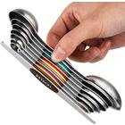 Generic Magnetic Measuring Spoons Set of 8 Stainless Steel