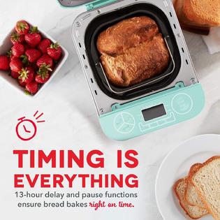 Dash DBM150GBAQ01 Everyday Stainless Steel Bread Maker, Up to 1.5lb