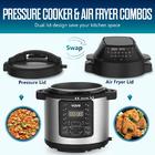 VQVG BU0995S-2837mn Pressure Cooker Air Fryer Combo - All-in-1