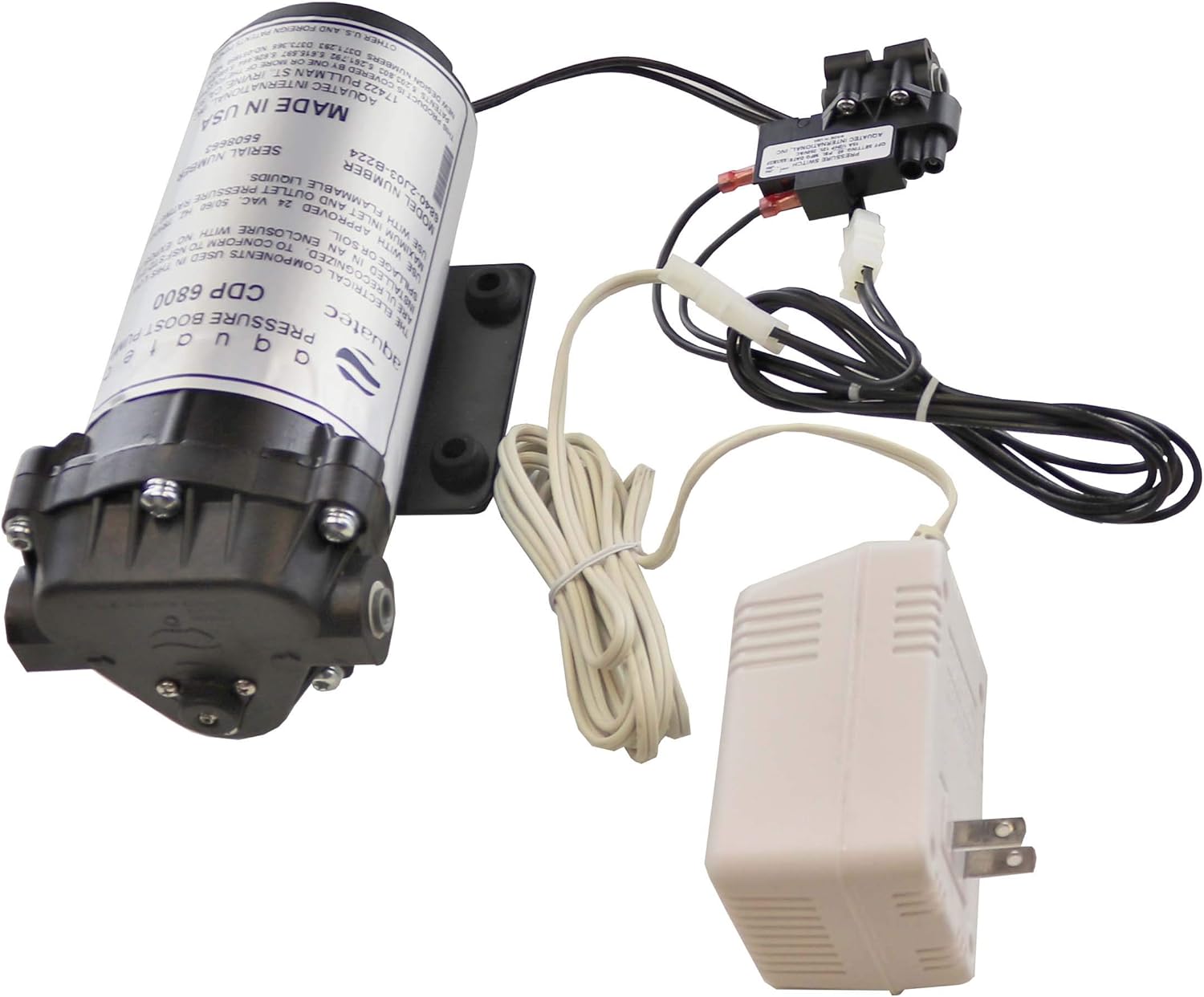 Aquatec Set68 Psw240 6800 Booster Pump Kit For Up To 100 Gpd Home Ro Reverse Osmosis Water Filter System Standard Or Manifold Includes Pump Pressu Aquatec Set68 Psw240 6800 Booster Pump Kit For Up To 100 Gpd Home Ro Reverse Osmosis Water Filter System Standard Or Manifold Includes Pump Pressu
