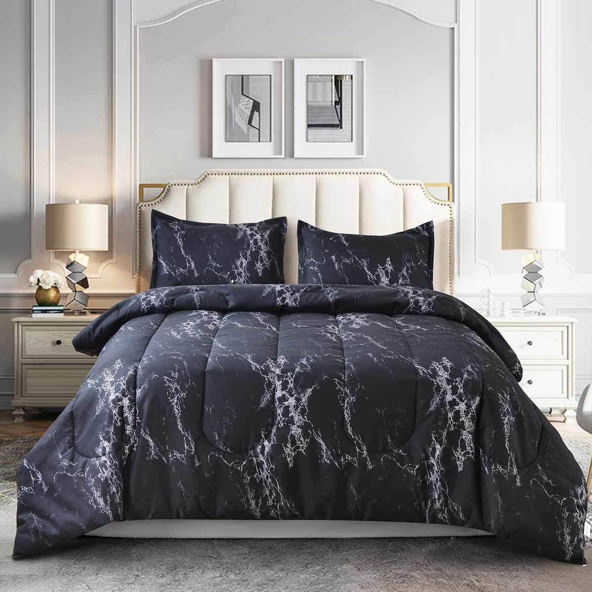 Nanko Comforter Set Queen Size Dark, 88 X Duvet Cover