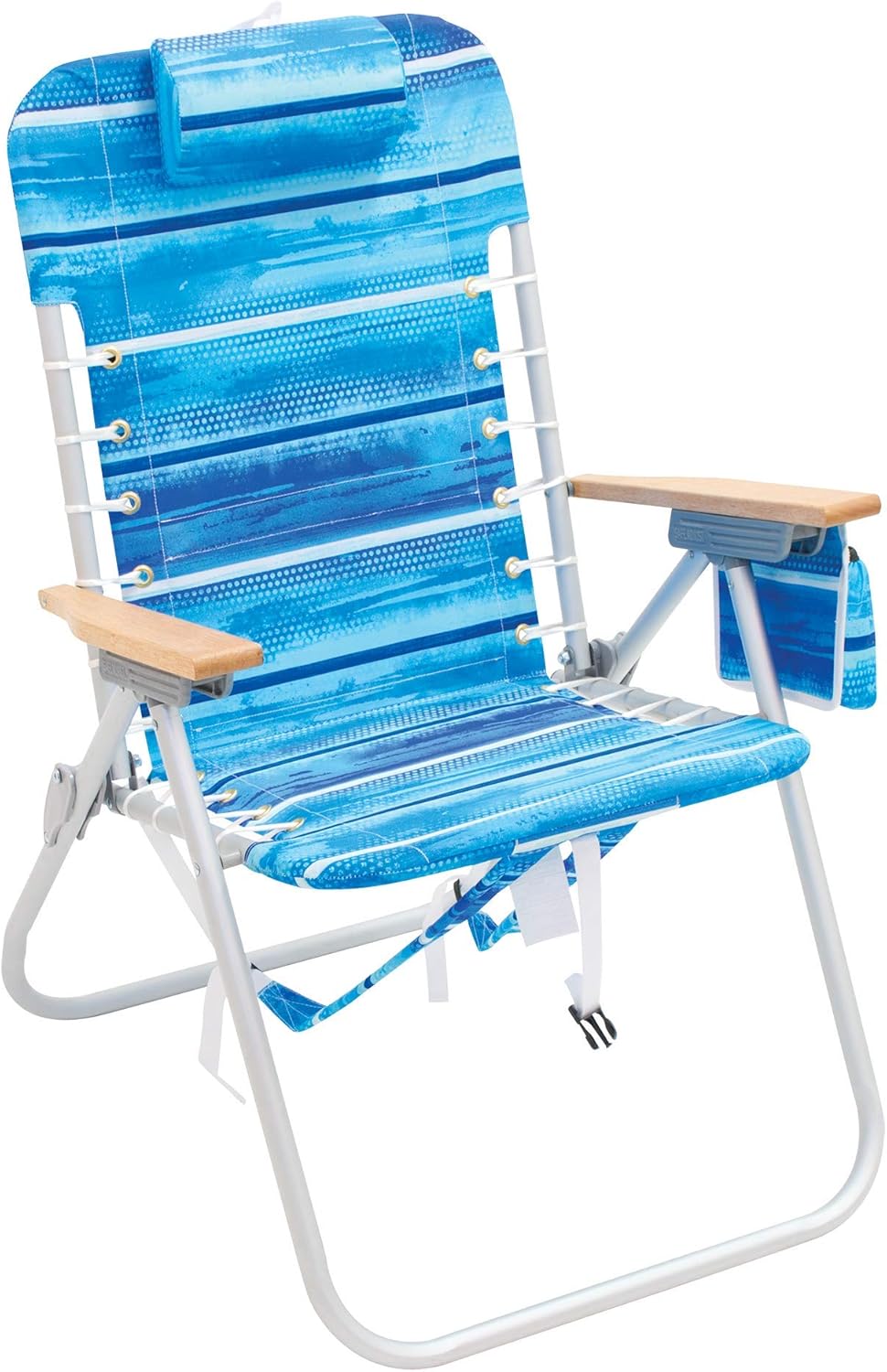 Rio Brands Rio Gear 4 Position Hi Boy Backpack Beach Chair Stripe
