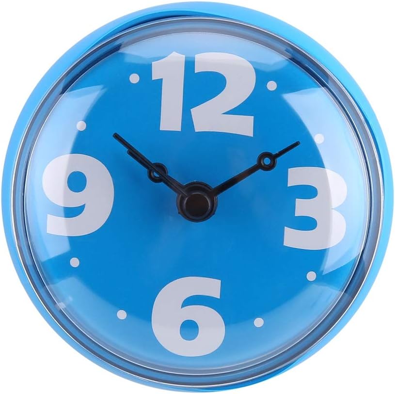 Magt Bathroom Wall Clock 3 Colors Beautifully Waterproof Suction Window Mirror Bath Shower Blue - Bathroom Wall Clock Waterproof Magt Bathroom Wall Clock 3 Colors Beautifully Waterproof Suction Window Mirror Bath Shower Blue - Bathroom Wall Clock Waterproof