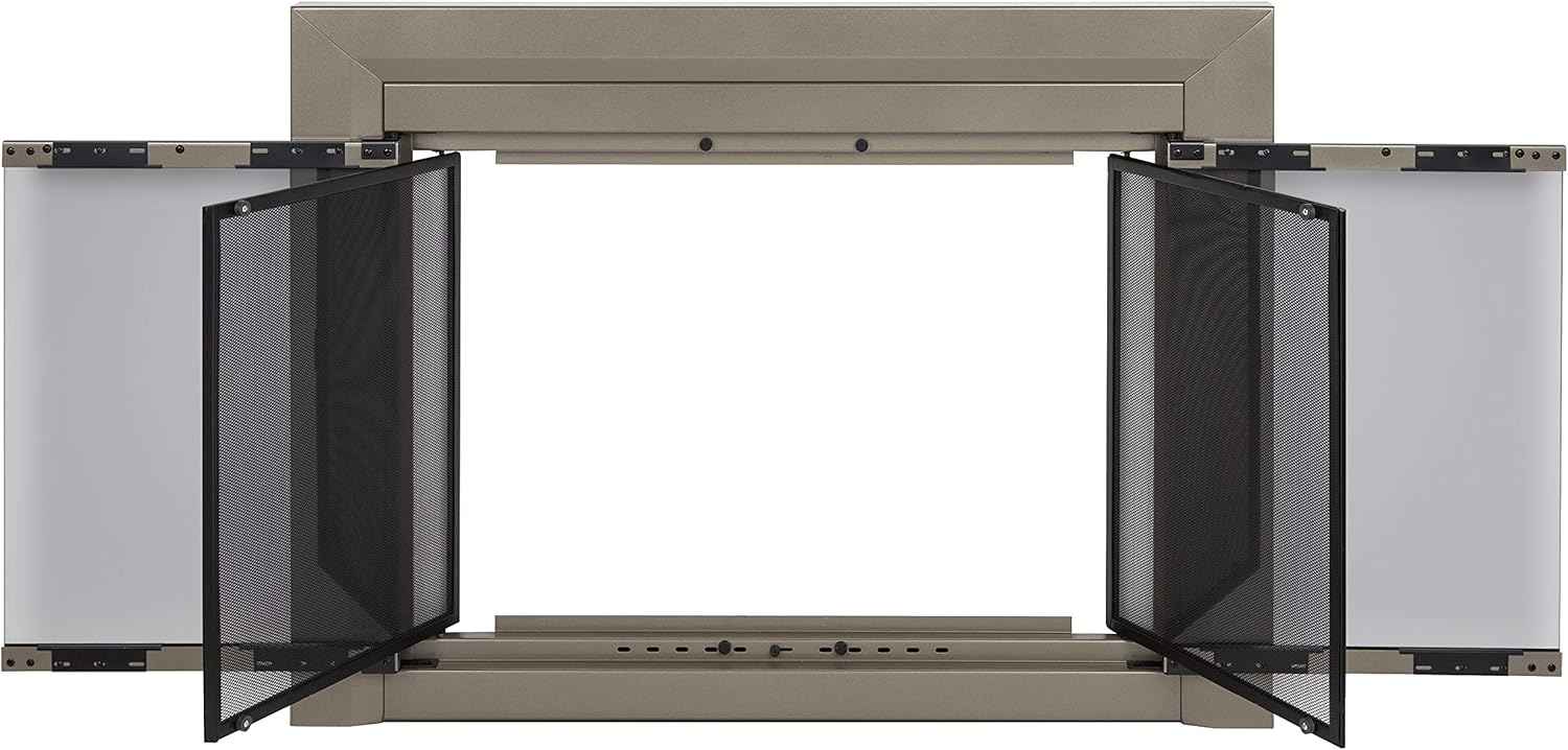 Pleasant Hearth Cb 3302 Colby Fireplace Glass Door Sunlight Nickel Large Pleasant Hearth Cb 3302 Colby Fireplace, Pleasant Hearth Cb 3302 Colby Fireplace Glass Door