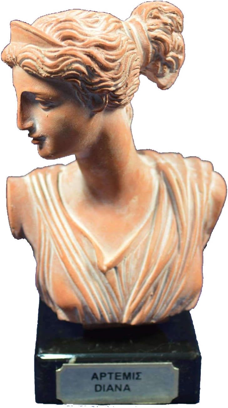 Estia Creations Artemis Sculpture Diana Bust Ancient Greek ...