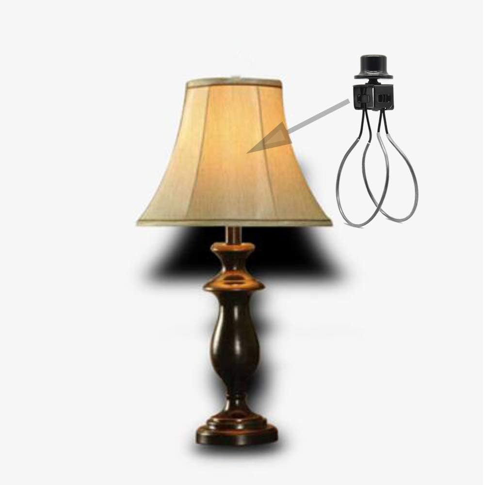 Emnooti Lamp Shade Light Bulb Clip, Clip On Table Lamp Shades