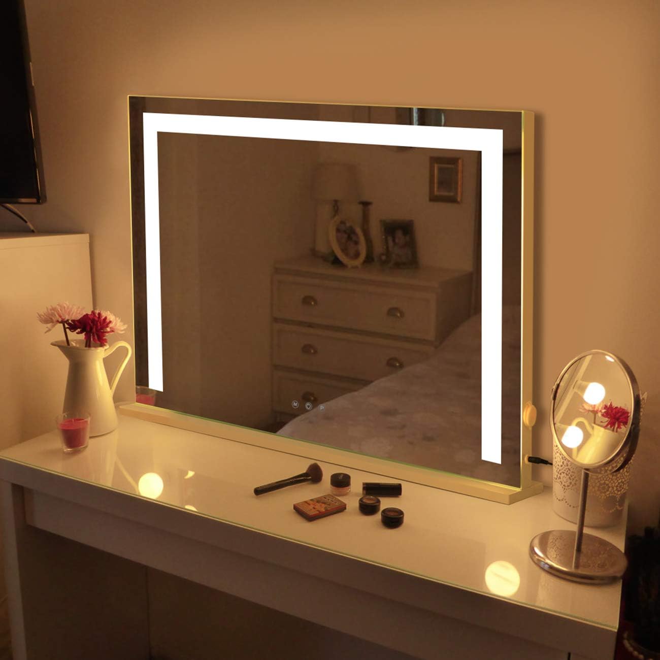 Generic Hompen Makeup Mirror With, Lighted Make Up Vanity