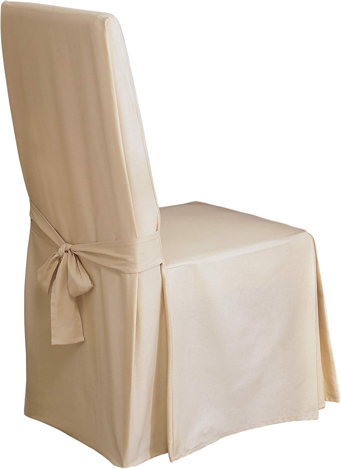 Surefit Surefit Home Dcor Duck Solid Long Full Length Dining Room Chair One Piece Slipcover
