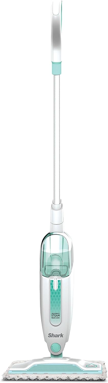 SharkNinja Shark Steam Mop Hard Floor Cleaner for Cleaning and Sanitizing with XL Removable Water Tank and 18-Foot Power Cord (S1000A),Whi