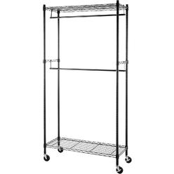 Double Rod Closet Organizer