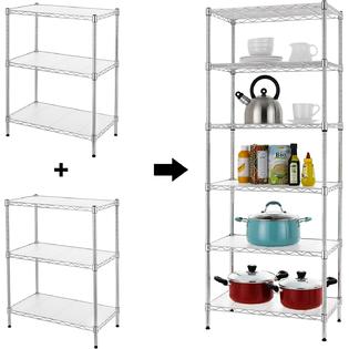 No Finnhomy 6 Tier Wire Shelving Unit, Wire Tower Shelving Unit