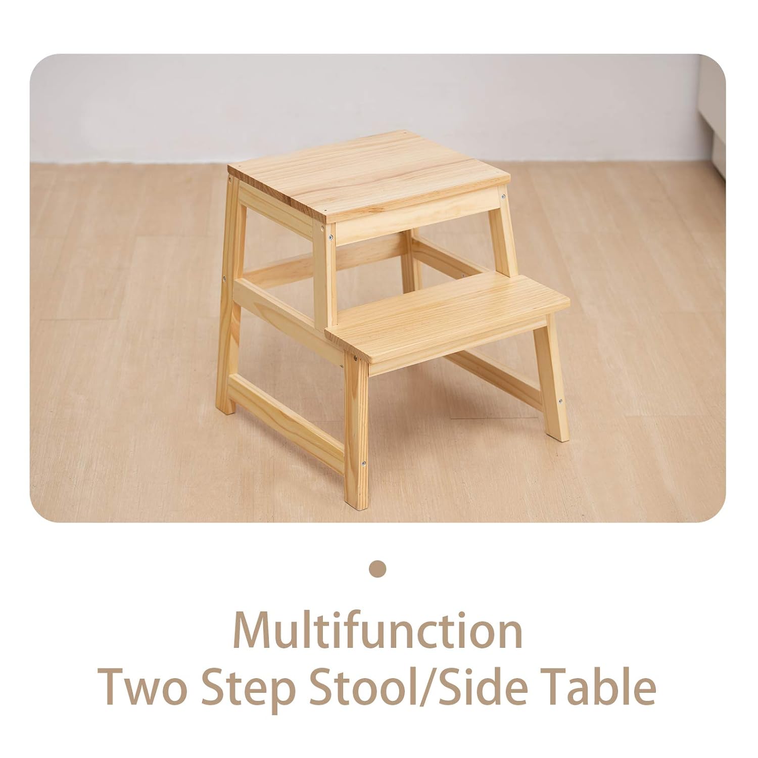 Generic Wood City Kitchen Stool Helper For Kids With Non Slip Mat Toddler Stool Tower Wooden Toddler Stepping Stool For Counter